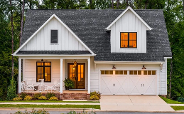 Coachman Garage Doors | Design 21 with REC13 Windows in White