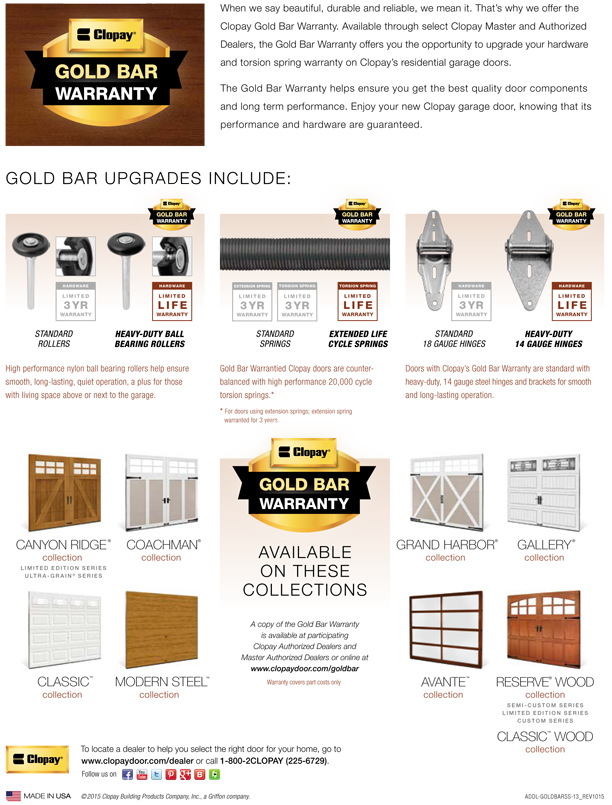 Gold Bar Warranty